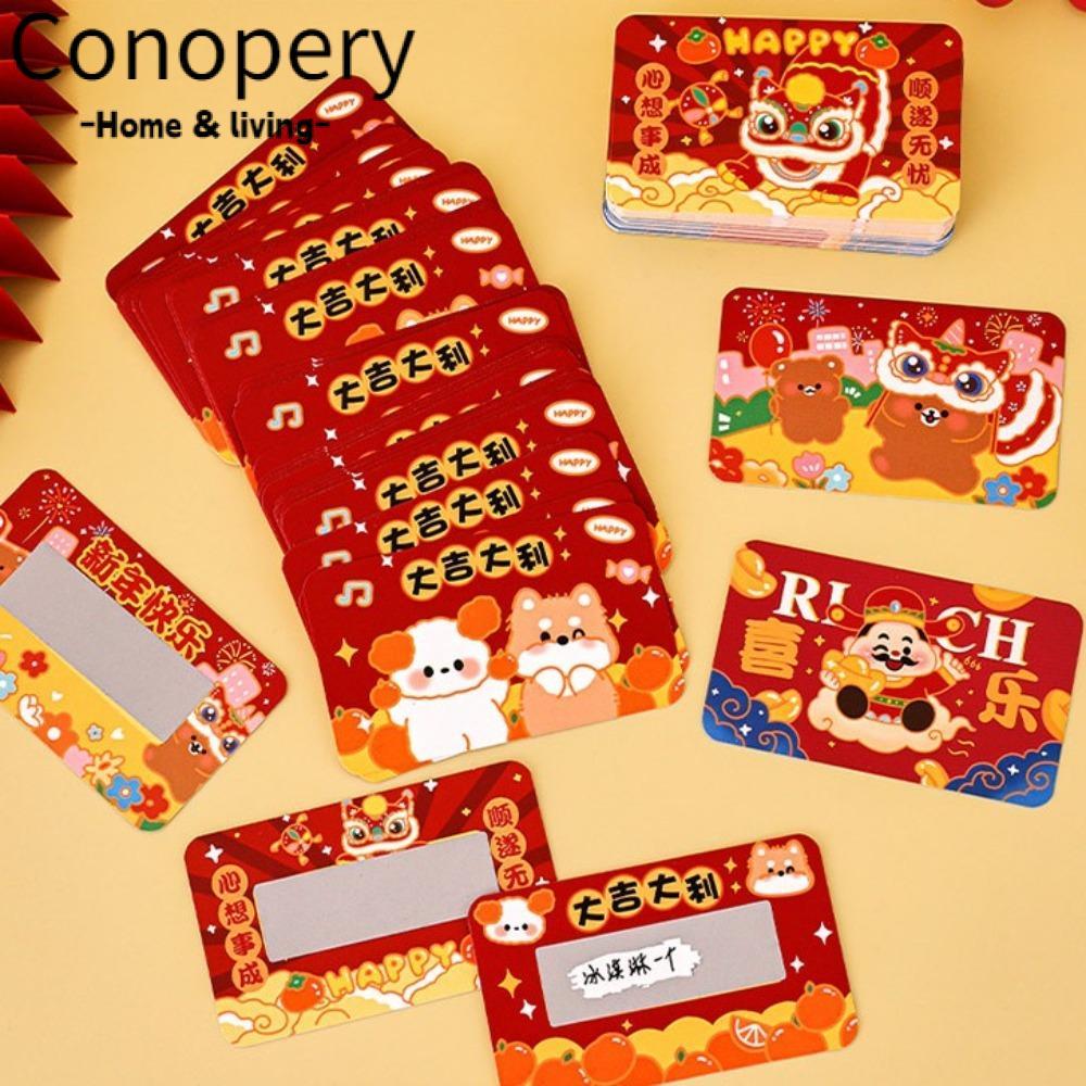 CONOPERY Wish Scratch Card, DIY Handmade Handwriting Scratch, DIY Craft Gift 2025 Year 's Easy to De