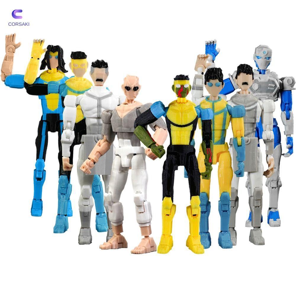 Nhân vật hành động in hình CORSAKI, Mark Grayson Nhiều nhân vật Shapeshift Invincible 3.0, Đồ chơi A