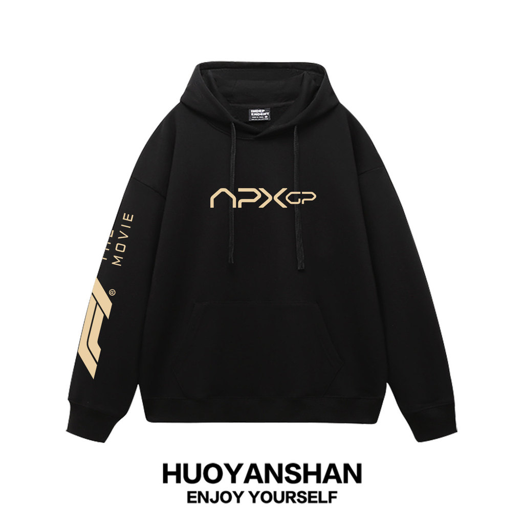 F1 Big Movie Áo Nam Nữ Cùng Phong Cách Hạng Nhất Công Thức APXGP Hạm Đội Có Mũ Trùm Đầu