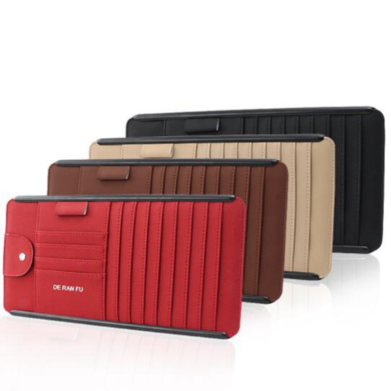 Tấm Che Nắng Ô Tô Bảo Quản cd Kẹp Túi CD Xe Ô Tô Vỏ CD Đồ Dùng Ô Tô Đĩa Tấm Che Nắng Bao _ Box Ice