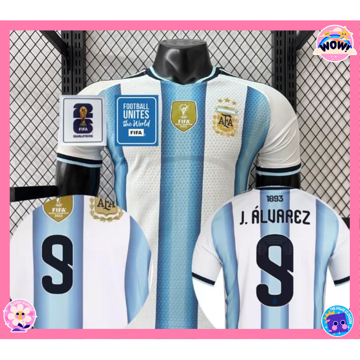 Áo thun phiên bản cầu thủ sân nhà Argentina 2026-27