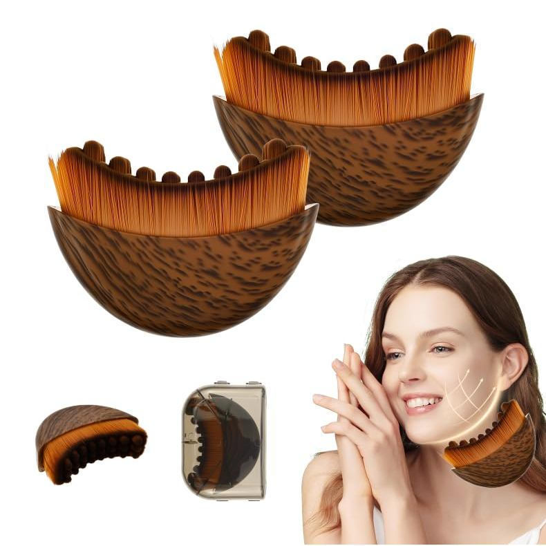 2Lymphatic Thoát Nước Mặt Mềm Lymph Facial Brush Lymphatic Contour Facial Brush để định hình vùng cằ