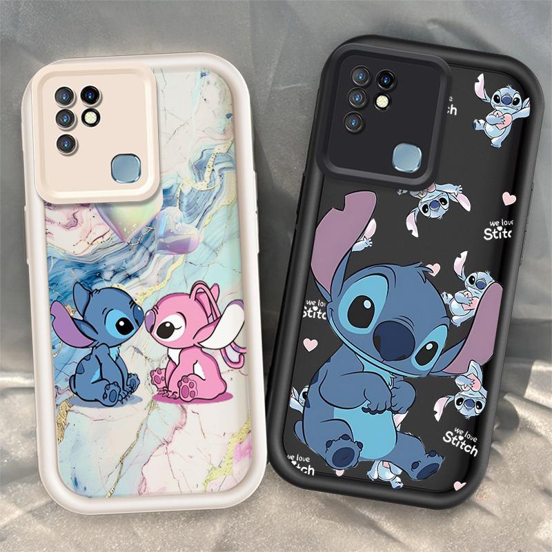 Ốp Lưng Cho Infinix HOT 9Play HOT 10Play HOT 11Play Hoạt Hình Dễ Thương Silicon Stitch Vỏ Chống Sốc