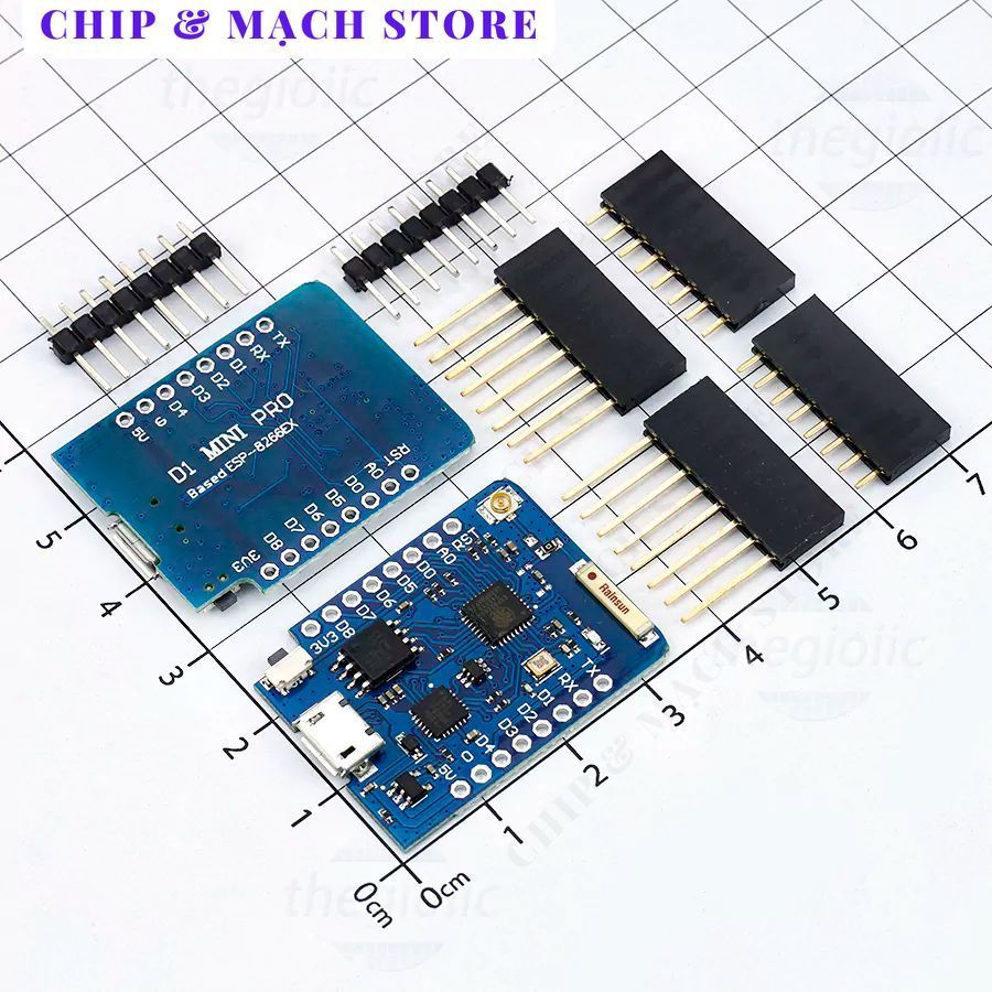 ESP8266 Mạch Thu Phát Wifi NodeMCU Lua D1 Mini Pro Chip & Mạch Store