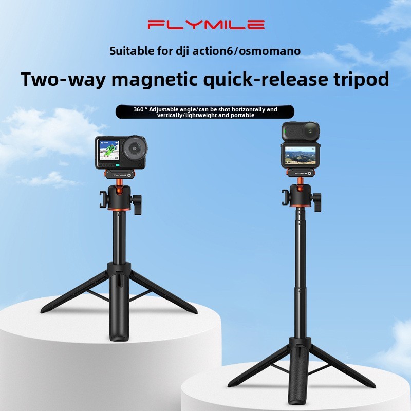 Tương thích với DJI Osmo Action 6 / Nano Quick Release Tripod Selfie Stick Extension Rod Phụ kiện kh