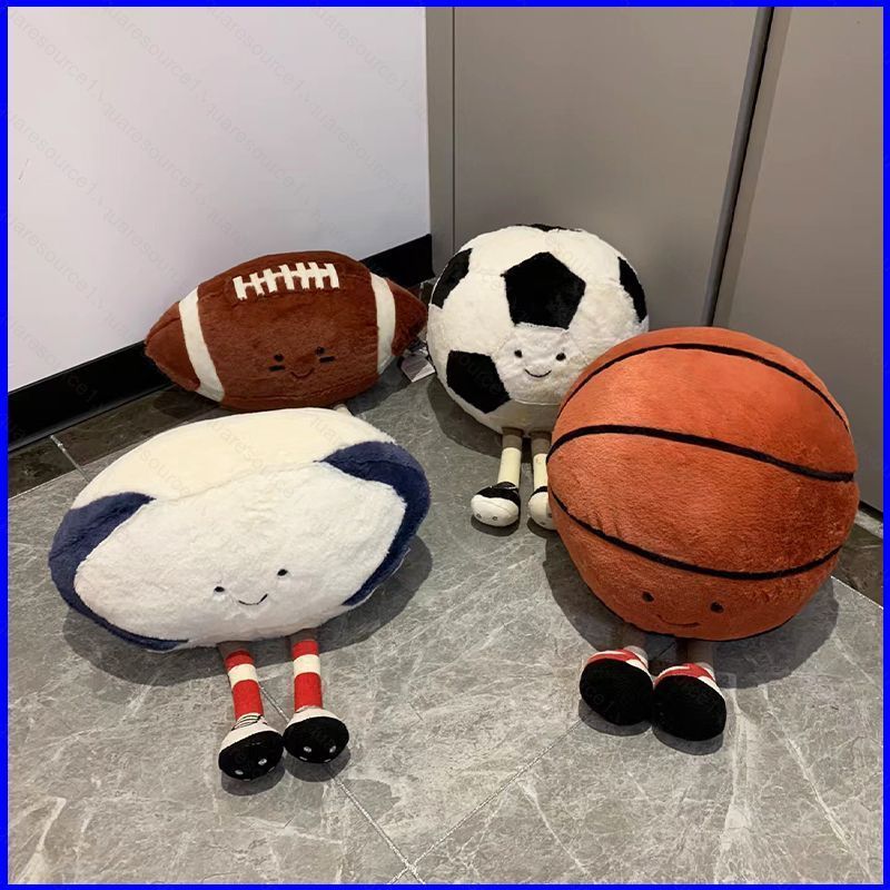 SS JELLYCAT Vui Bóng Đá Bóng Rổ Mỹ Bóng Đá Sang Trọng Búp Bê Quà Tặng Cho Trẻ Em Gối Ngủ Đồ Chơi Giá