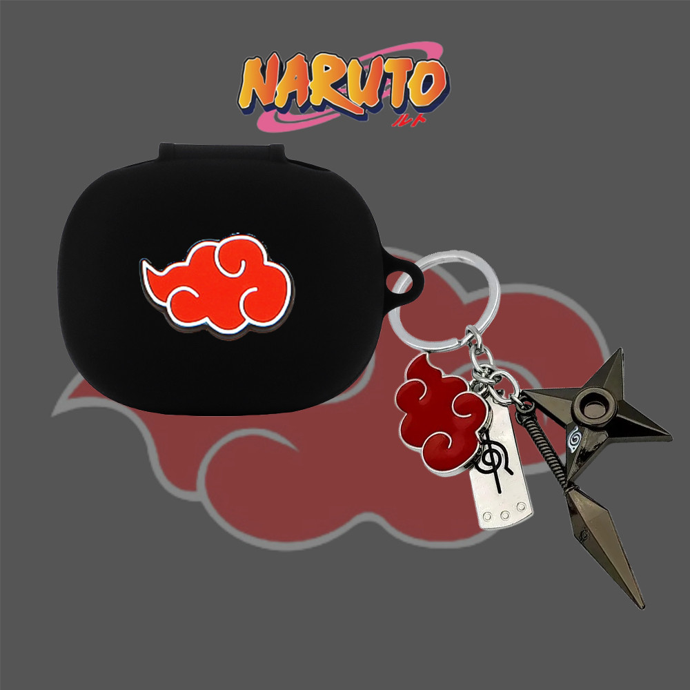 for Cleer ARC 4 Case Anime Naruto Keychain Pendant Cartoon Silicone Case Suitable for Cleer ARC 4 Pl