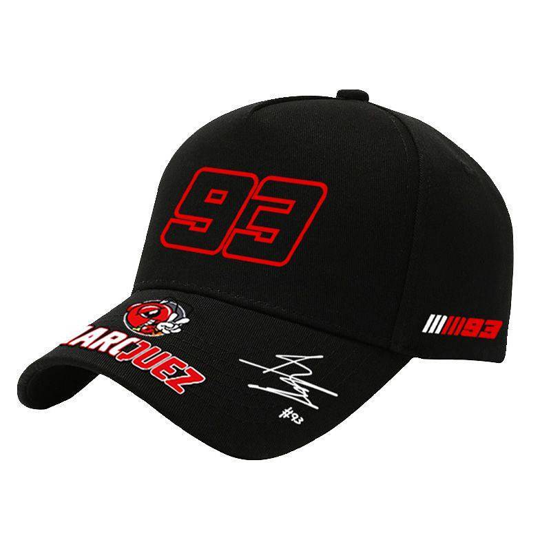 【Ready Stock】 Marquis Red Ant Baseball Cap Riding Motorcycle off-Road F1 Racing Locomotive for Ducat