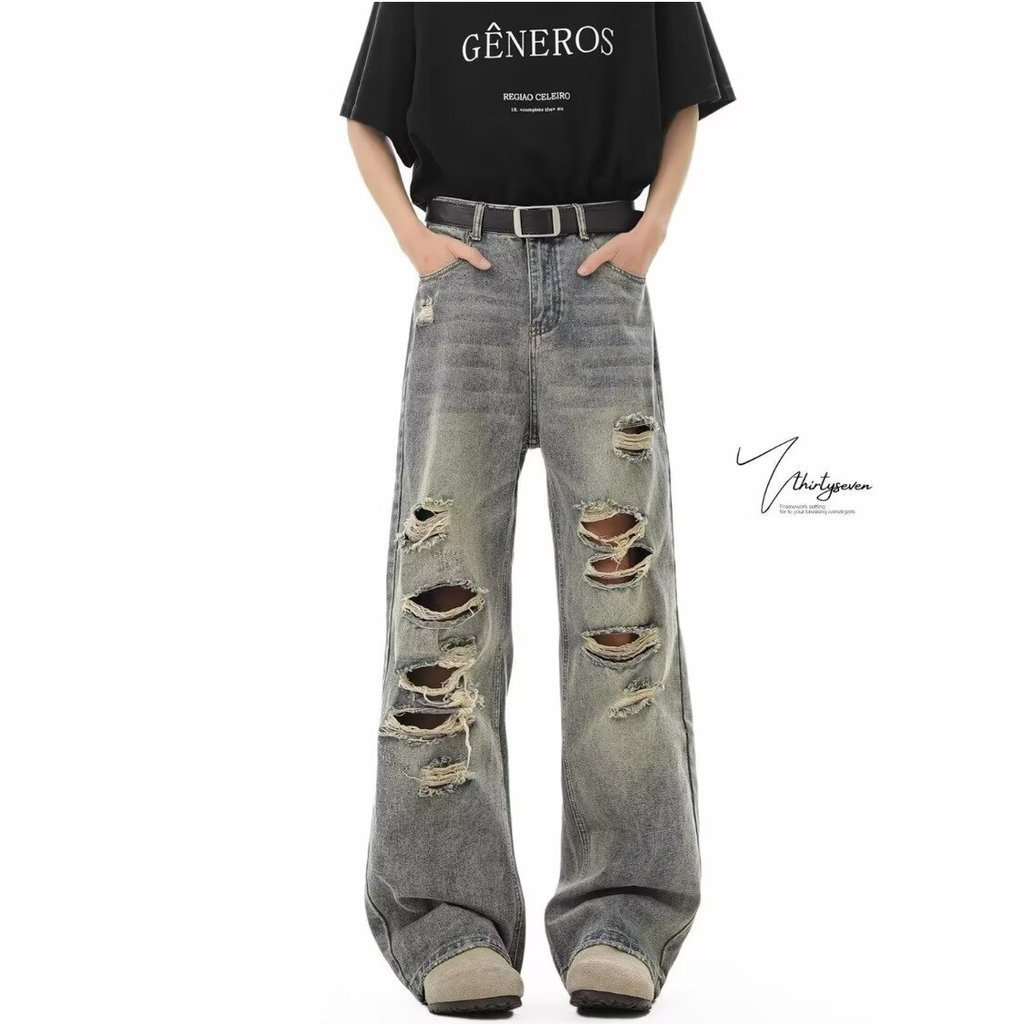 Quần Jean Straight Leg Wide Fit Nam, Thương Hiệu Beggar