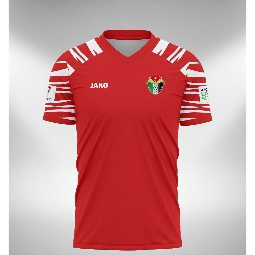 2026 Jordania thời trang Sân khách Châu Á Cup Jersey Asian Cup Áo thun thăng hoa Jersy