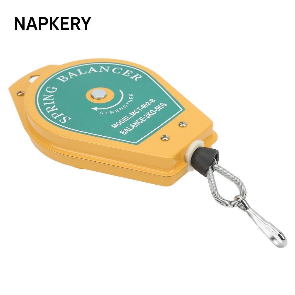 Giá đỡ dụng cụ NAPKERY, Bộ cân bằng lò xo 3Kg-5Kg 6.6lbs-11lbs, Vòng bi dài co giãn với phụ kiện Dây