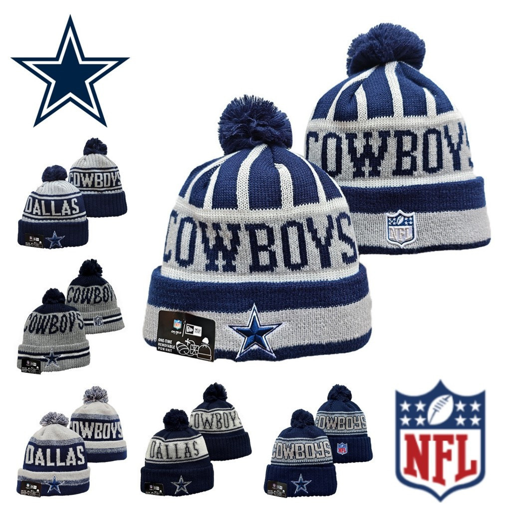 NFL Warmth / Mới / Tuổi Đen Trắng Xanh Dallas Cowboys Hat TRMD