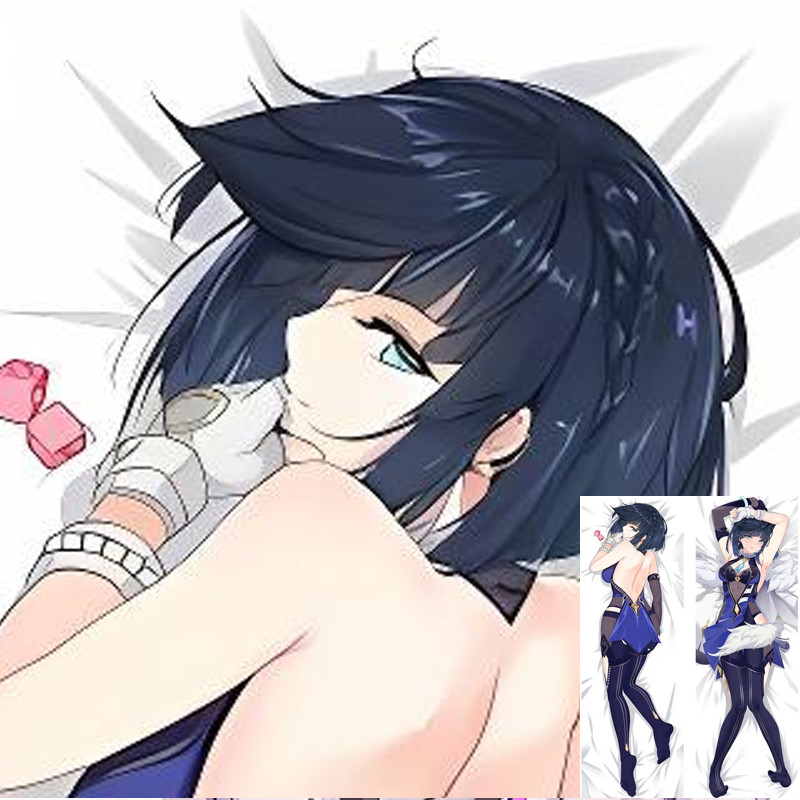 Anime Game Genshin Tác Động Gối Nhật Bản Dakimakura Waifu Yeon Nilou Keqing Cover Otaku Tùy Chỉnh Ma