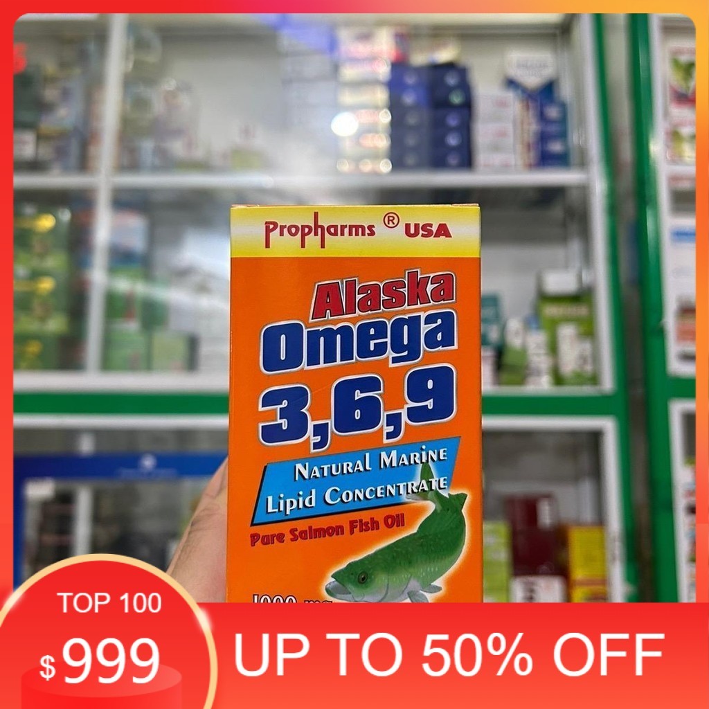 Alaska omega 3-6-9 - nhập khẩu Mỹ chính hãng - lọ 100 viên