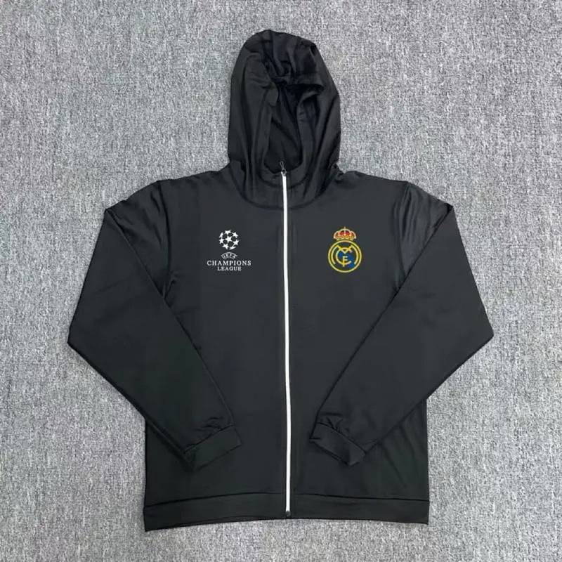 UEFA Real Madrid Barcelona Manchester City Football Training Suit Sports Quick-Drying Thermal Fitnes
