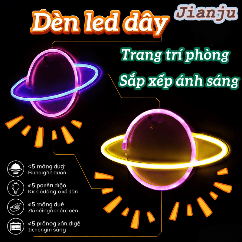 Đèn Neon LED Trang Trí Tường  Đèn LED ARGB Cho Gaming  Đèn Neon Flex Phòng Ngủ Phòng Khách