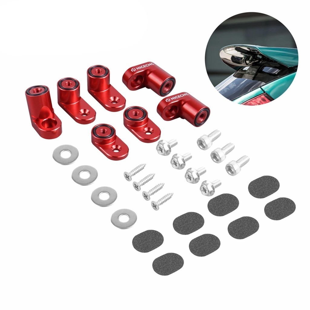 Bộ mở rộng cánh sau Spoiler Riser cho Ford Focus ST 4Dr Hatchback 2013-2018 cho Ford Focus RS 2016-2