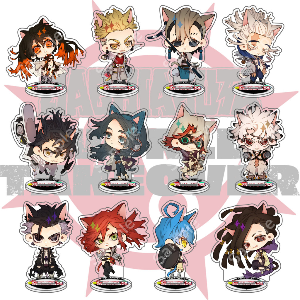 Anime Manga Gachiakuta 10cm Acrylic Stand Model Plate Keychain Rudo Enjin Riyo Jabber
