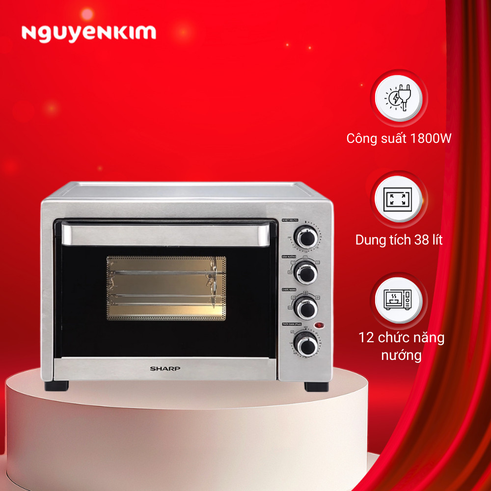 Lò nướng Sharp EO-A384RCSV-ST
