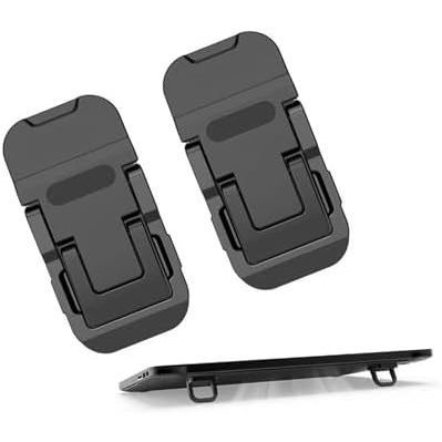 2 Chân Đế Laptop, Tấm Làm Mát Laptop Di Động, Chân Đế Bàn Phím Kim Loại Có Thể Gập Lại, Trụ Bàn Phím