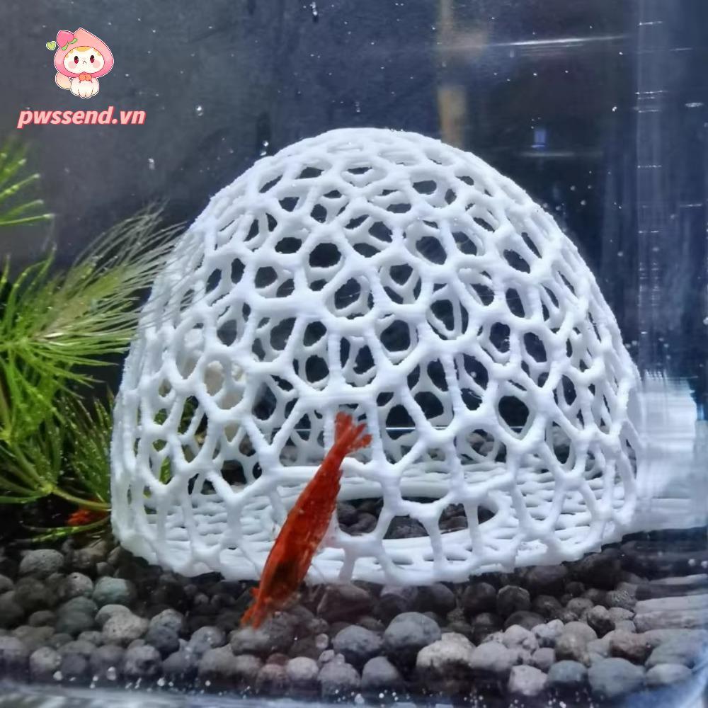 PWSSEND Hang ẩn cá, Nơi trú ẩn sinh sản Nơi trú ẩn trang trí Bể cá, Hang còn lại đa chức năng Chơi đ