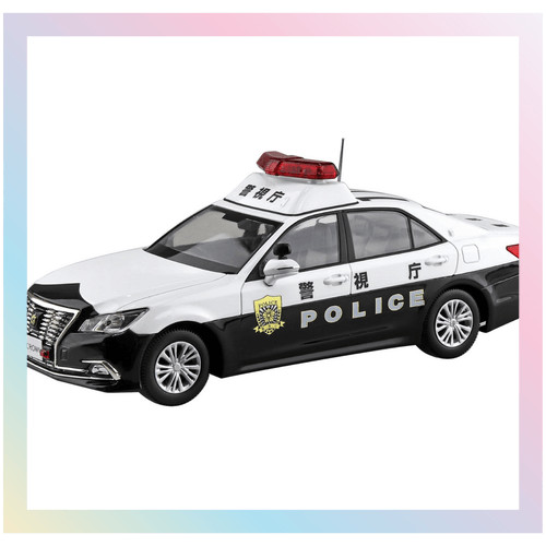 【Trực tiếp từ Nhật Bản】Công ty văn hóa giáo dục Aoshima 1/32 Rakupla Snap Kit No.01-PC Toyota Crown 