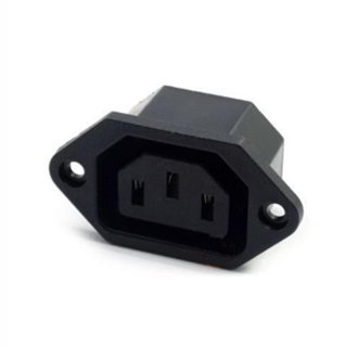 AC Pinzi Cắm C13 / C14 Ba Cổng Dọc Nam Nữ Cắm Mông Kết Nối Xe Điện Sạc Điện Cắm Điện JLXU