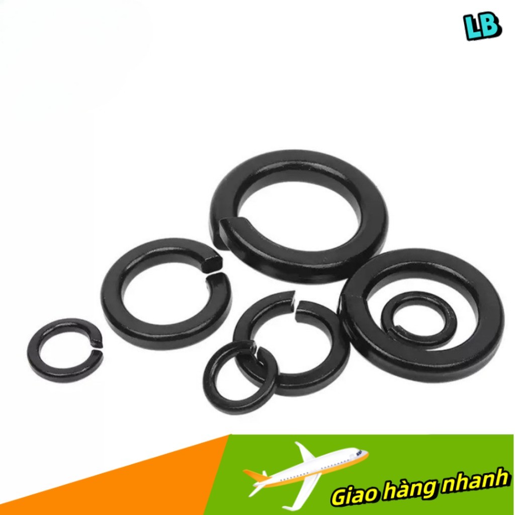 Vòng Đệm Vênh - Long Đền Vênh inox 304 đen Vòng Đệm Vênh - Long Đền Vênh Long Đền Vênh / vòng đệm, v