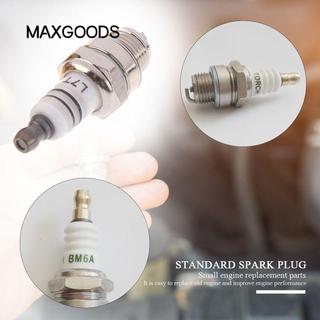 Bugi MAXGOODS, Bugi Máy Cắt Đa Năng BM6A, Phụ Kiện Máy Cắt Chổi Xăng Bền Cưa Xích Phát Sáng Cắm 2 Thì