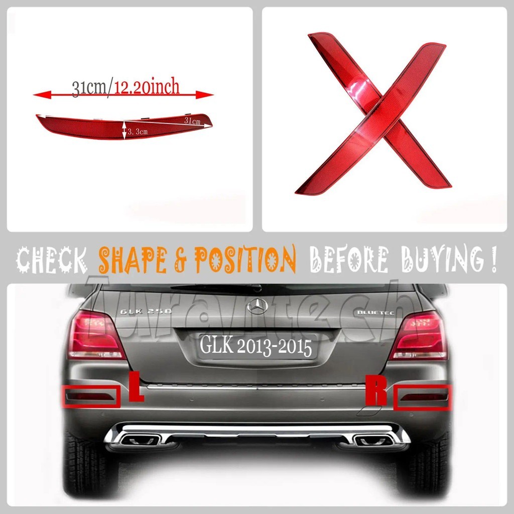 Dành Cho Trái Phải 13-15 Mercedes-Benz GLK W204 FL X204 Facelift GLK200 GLK220 GLK250 GLK280 GLK300 