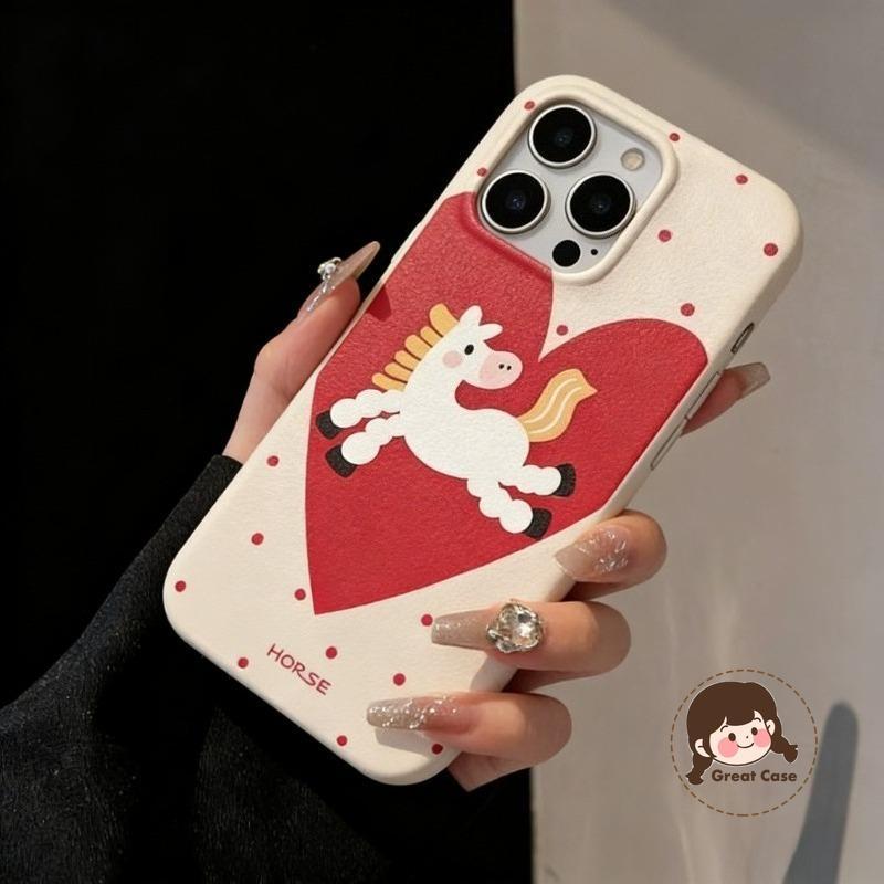 Ốp Điện Thoại Họa Tiết Da PU Pony Dễ Thương Sang Trọng Cho OnePlus 15 13 12 11R 10R 10T Ace 6 5 Pro 