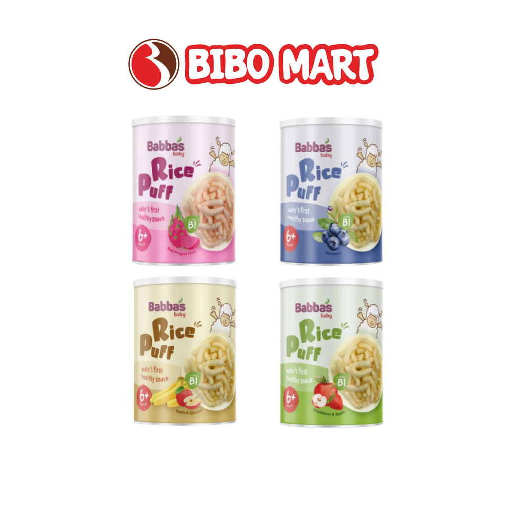 Bánh Gạo Ăn Dặm Babba's Baby Cho Bé Dễ Tan Hương Vị Thơm Ngon Đa Dạng (Trên 6 tháng) - Bibomart