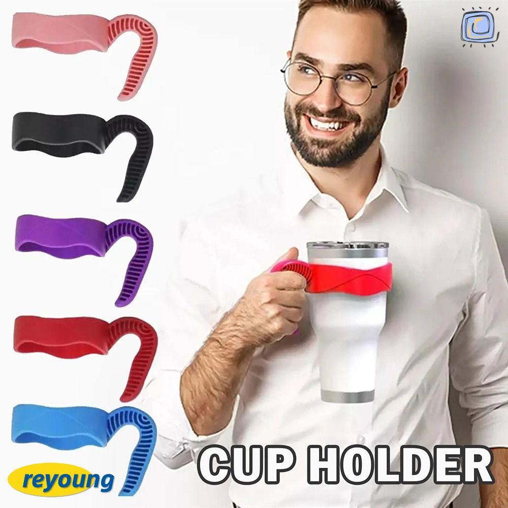 REYOUNG 1 Cái Giá Đỡ Bình Nước, Đế Cốc Phụ Kiện Chai Cốc Cốc Cốc, Di Động 5 Màu Drinkware Cốc Uống N