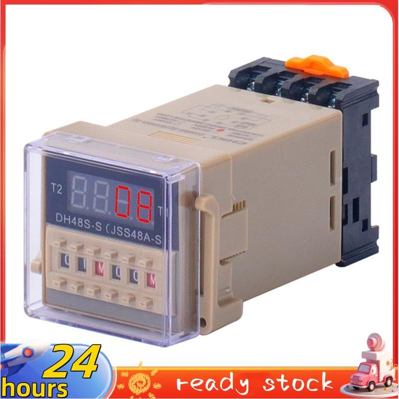 Rơle thời gian DH48S-S 12V 12V 24V 36V 110V 220V 380V Chu kỳ lặp lại 12V 24V 36V 110V 220V 380V Chu 