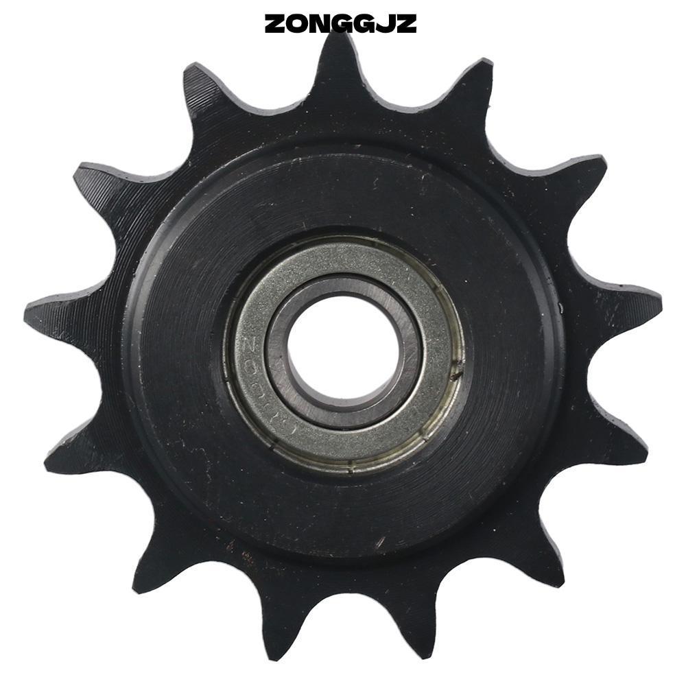 ZONGGJZ Convex Idler Gear, 13 Răng 10mm Bore 1 / 2 "Pitch Chain Idler Bánh xích, có chèn C45 Thép Ca