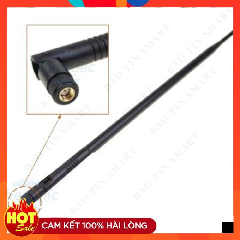 WF-10 Ăng Ten Wifi 2.4GHz 10dBi Đầu SMA Cái Dài 38cm ChipViet Store