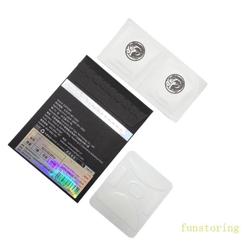 FUN Esportstiger Ice Mouse Skates Dán Chân Chuột Miếng Lót Tròn Glides Cong Edges Cho Incott G23 Chu