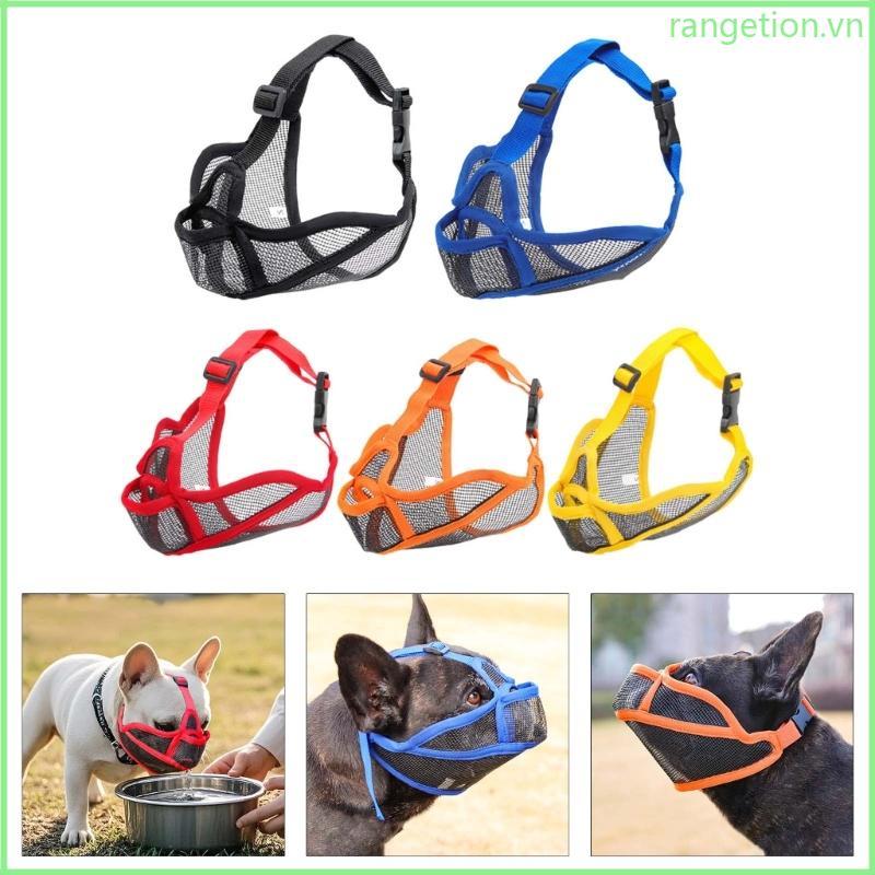 RAN Bảo vệ miệng cho chó muzzle Staffordshire Dây đeo có thể điều chỉnh Huấn luyện muzzle