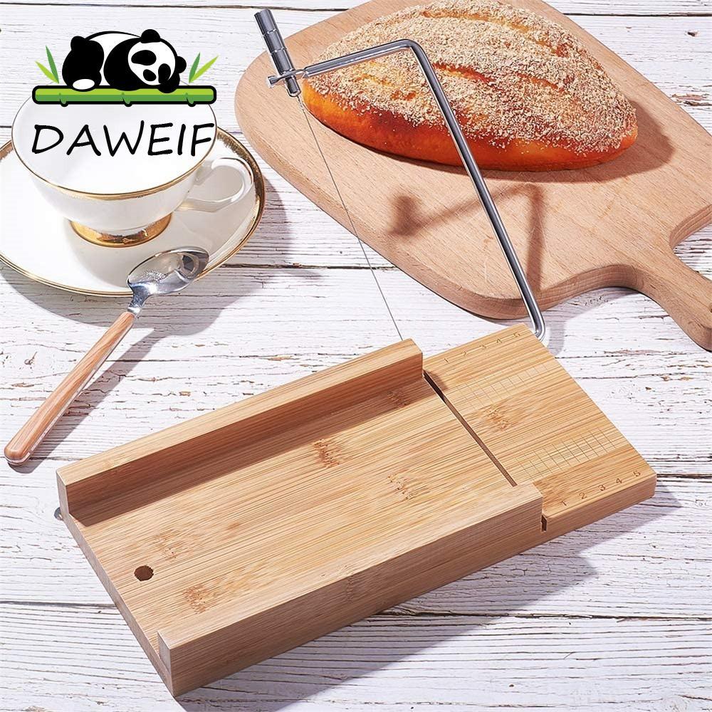 Máy Thái Phô Mai DAWEIF, Handmade Với Cân Ham Máy Thái, Tiện Ích Nhà Bếp Gỗ Dây Thép Không Gỉ Cắt Phô Mai Bánh Mì