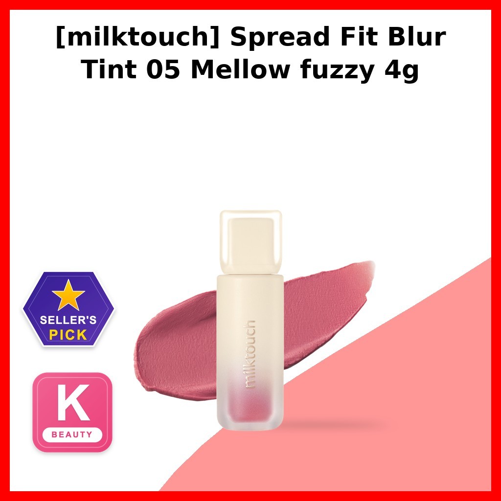 [milktouch] Spread Fit Blur Tint 05 Mellow fuzzy 4g / Hàn Quốc Blur Tint / Công thức nhẹ của HANABIS