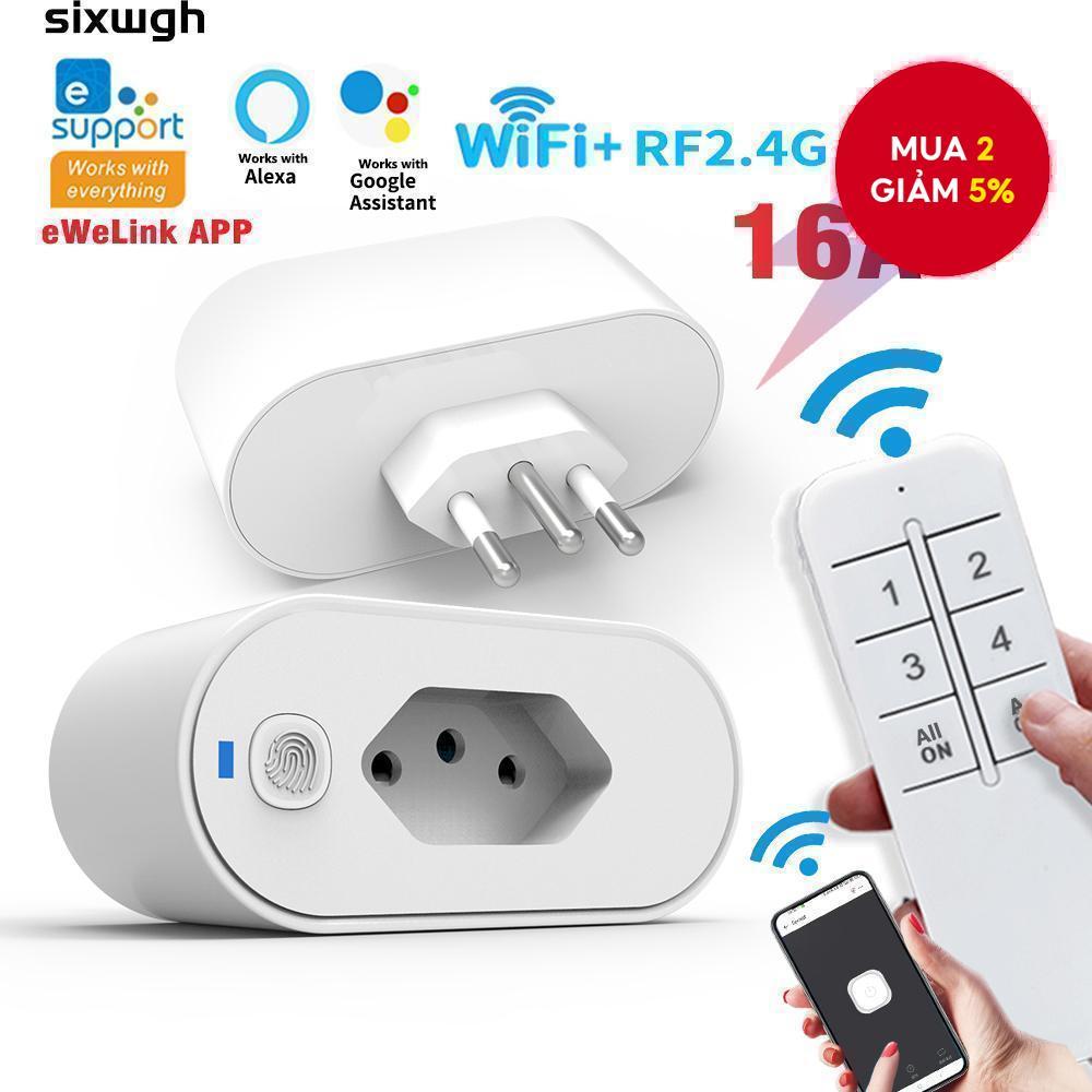 EWeLink Wifi Ổ cắm thông minh Điều khiển từ xa Ổ cắm chuyển đổi hỗ trợ eWeLink Điều khiển ứng dụng H