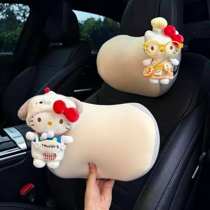 Cute Automotive Headrest Neck Pillow Driving Car Pillow Car Seat Main Driving Car Vdbw