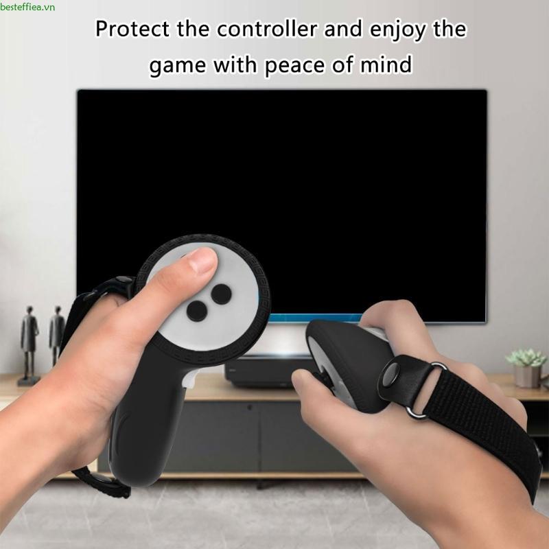 Beste Vỏ silicon bảo vệ và bảo vệ ống kính cho bộ điều khiển PICO4 Ultra VR Dễ dàng làm sạch