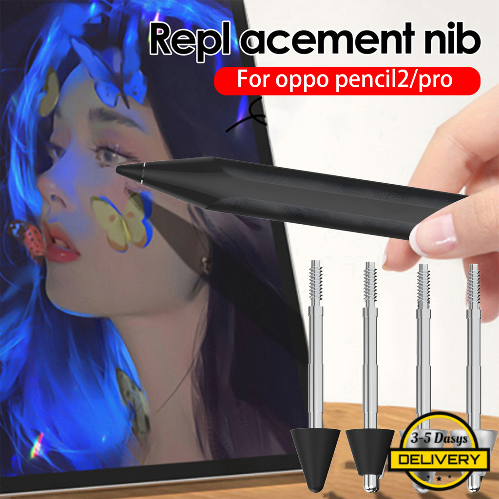 [3-5 Ngày Đến] 1 / 2 / 4 Đầu Bút Thay Thế Bền Đẹp Cho Oppo Pencil 2-Pro, Thanh Áp Lực Nhạy Cảm Với T