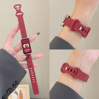 Dây đeo silicon họa tiết da cho Huawei Band 11 Band 11 Pro Dây đeo cổ tay thay thế Dây đeo đồng hồ thể thao cho Huawei Band 10 9 8 NFC Phụ kiện được