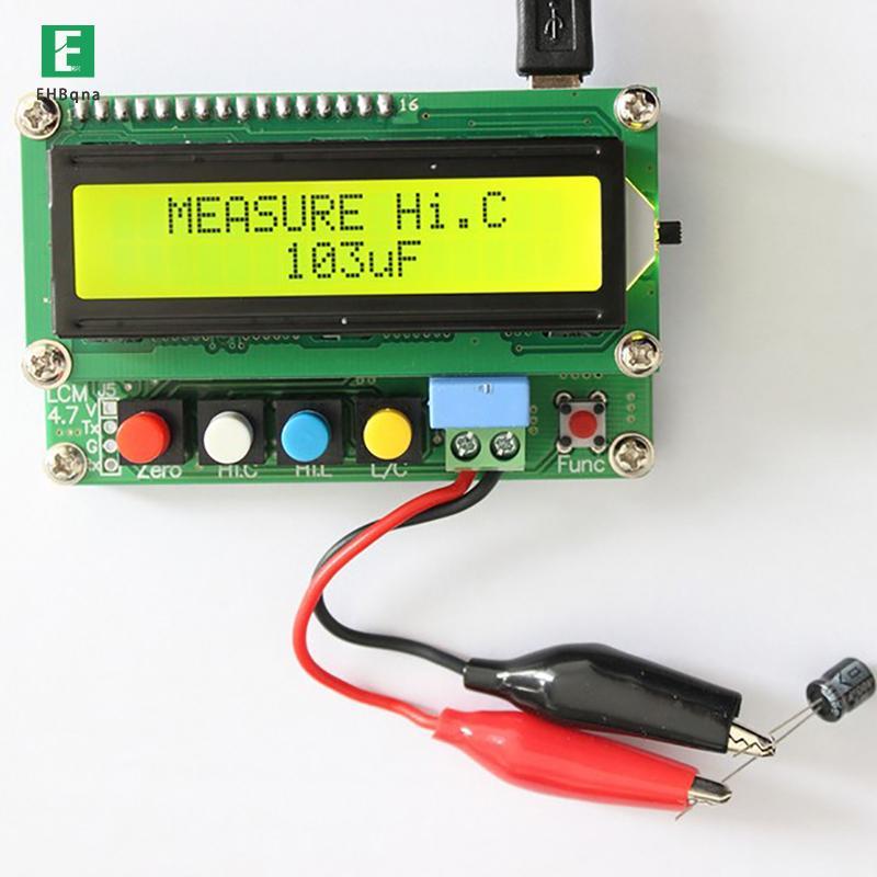 [EHB-t] Kỹ thuật số LC100-A LCD Độ chính xác cao Điện dung L / C Meter Tester mới