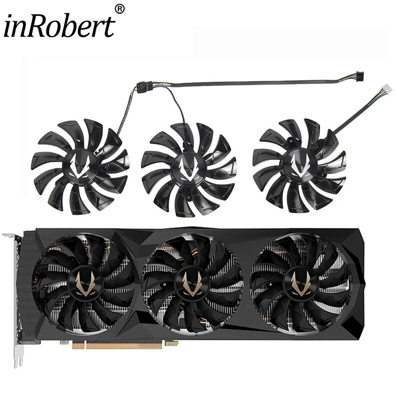 Mới 87MM GA92S2U Đồ Họa Thay Thế Card Video Quạt Làm Mát Cho ZOTAC Gaming RTX 2070 2080 Ti AMP 2080T