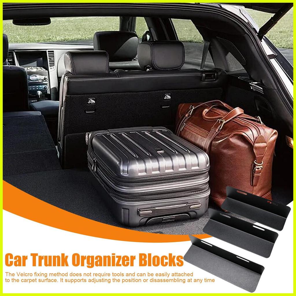 Xe Boot Cargo Divider Trunk Organizer Storage Divider 3 Miếng Cargo Containment System Blocks cho tạ