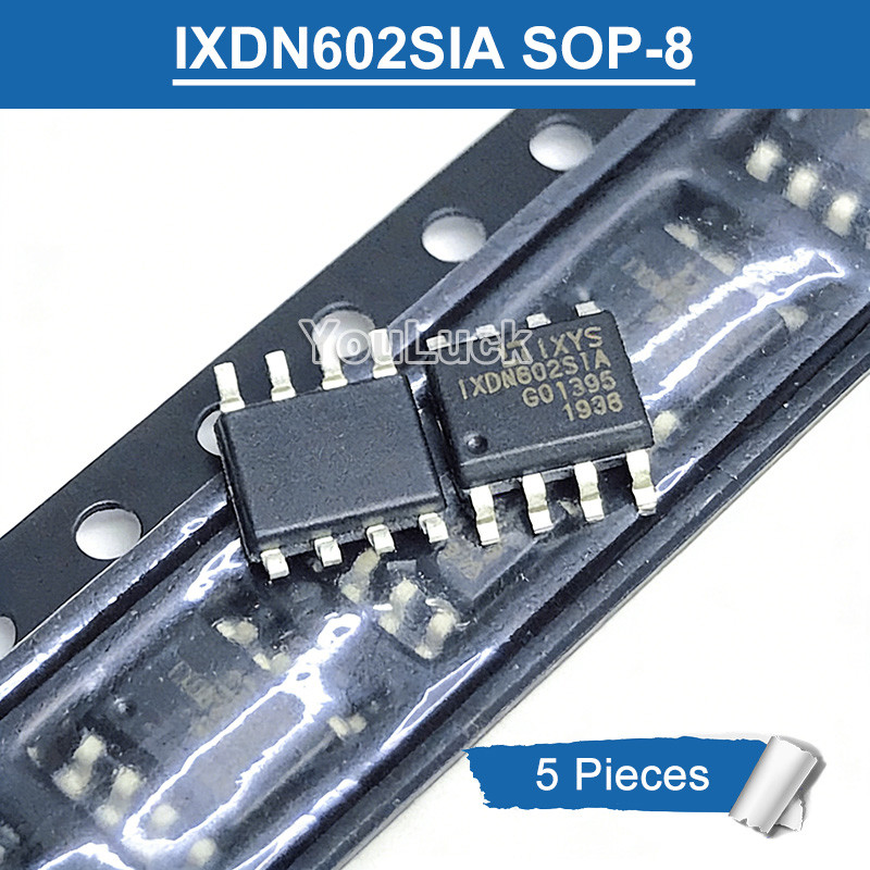 5 Chiếc IXDN602SIA SOP-8 2A Ultrafast MOSFET Driver Chip IC Mới