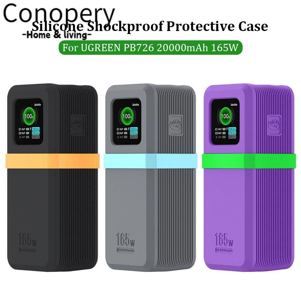 CONOPERY Silicone, Bảo vệ di động chống sốc, Mang theo mềm chống bụi chống trượt cho UGREEN PB726 20